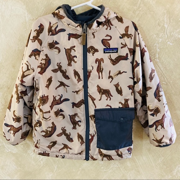 Patagonia Other - Patagonia Animal Print Reversible Jacket
